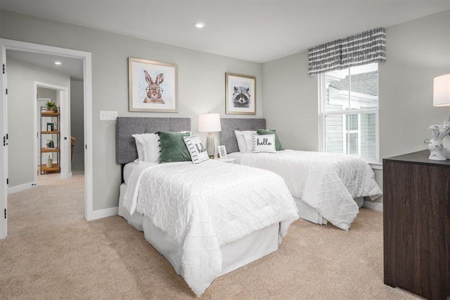 Furnished interior view inside a new home in Afton Arbors, Charlotte (Image 22).