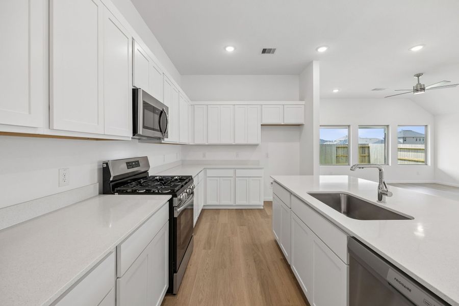 Furnished interior view inside a new home in Riviera Pines, Huffman (Image 9).