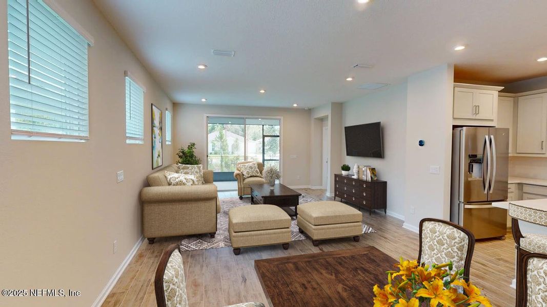 Furnished interior view inside a new home in RiverTown - WaterSong, St. Johns (Image 7). Furnished interior view inside a new home in RiverTown - WaterSong, St. Johns (Image 7).