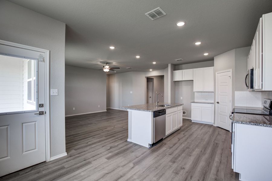 Representative furnished interior of a home built from the The Asheville I by Davidson Homes LLC in Bricewood, San Antonio (Image 4).