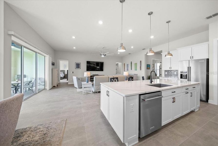 Furnished interior view inside a new home in Del Webb Stone Creek, Ocala (Image 29).