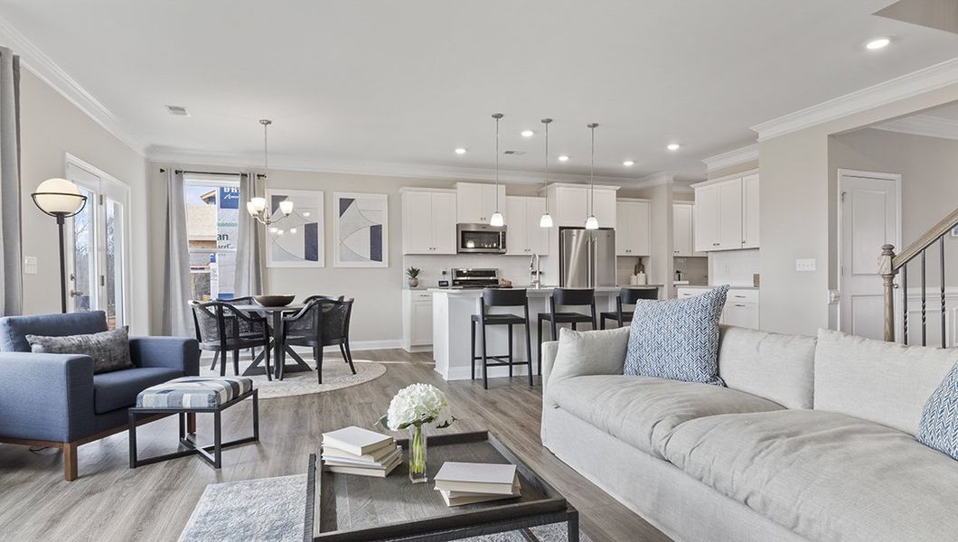 Representative furnished interior of a home built from the Summit by D.R. Horton in Chumley Estates, Reidville (Image 20).