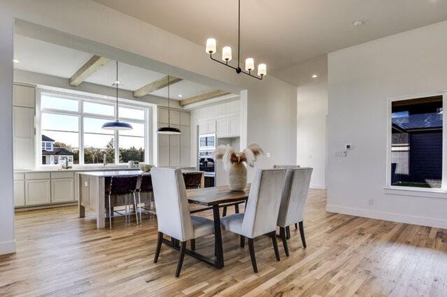 Furnished interior view inside a new home in , Midlothian (Image 9). Furnished interior view inside a new home in , Midlothian (Image 9).