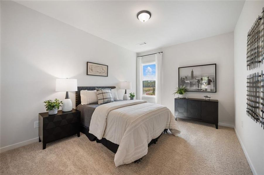 Furnished interior view inside a new home in Ponderosa Farms Manor, Gainesville (Image 35).