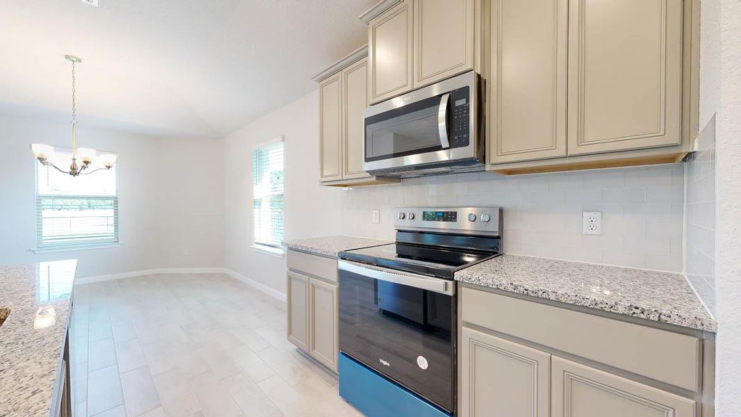 Furnished interior view inside a new home in Creekfall, Burnet (Image 5). Furnished interior view inside a new home in Creekfall, Burnet (Image 5).