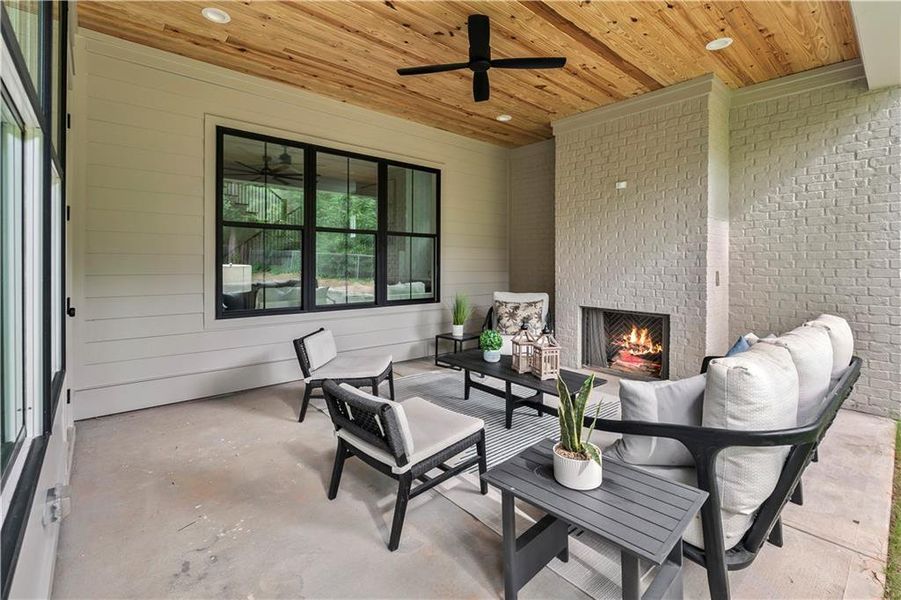 Exterior details and patio area of a home in , Decatur (Image 36). Exterior details and patio area of a home in , Decatur (Image 36).