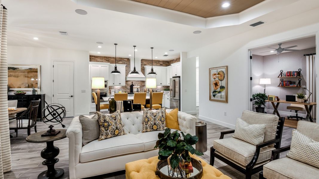 Representative furnished interior of a home built from the Captiva by Neal Communities in Verandah, Fort Myers (Image 16). Representative furnished interior of a home built from the Captiva by Neal Communities in Verandah, Fort Myers (Image 16).