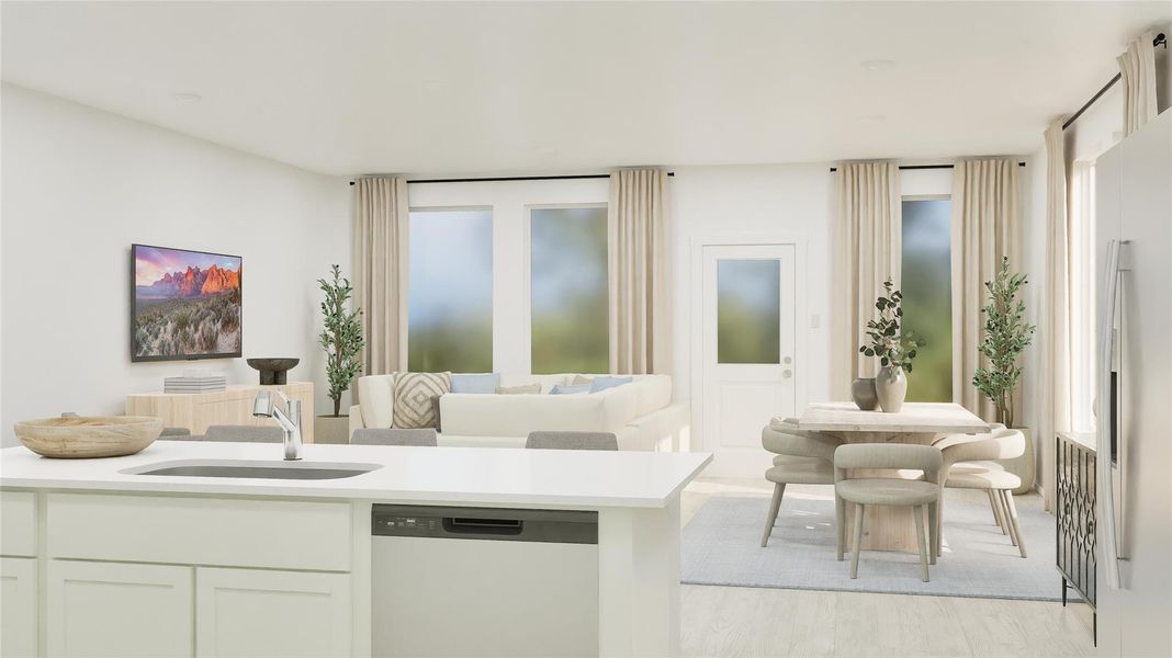 Furnished interior view inside a new home in Waterstone, Kyle (Image 25). Furnished interior view inside a new home in Waterstone, Kyle (Image 25).