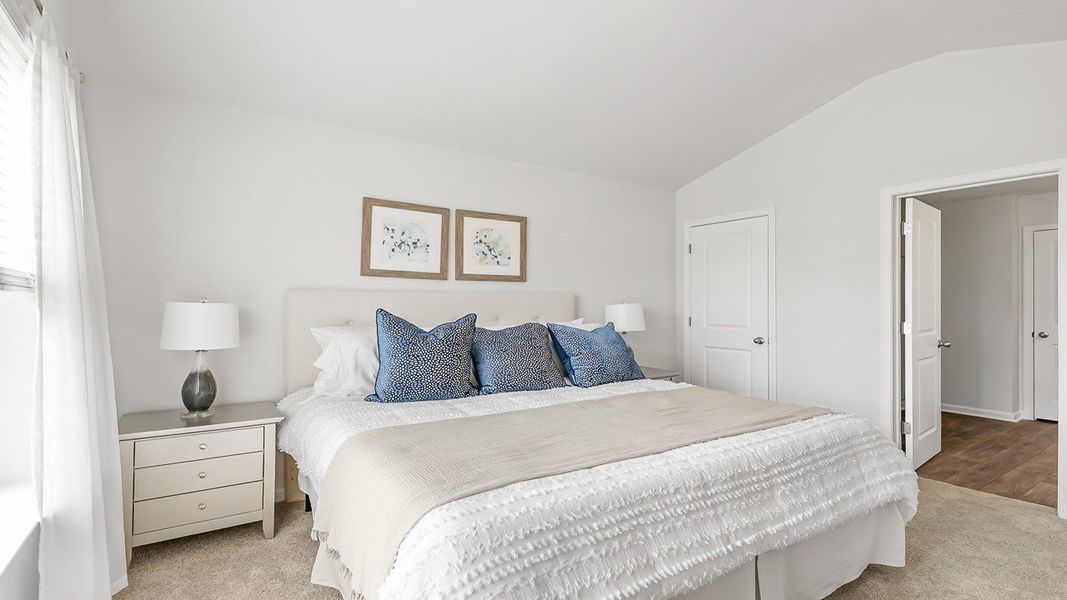 Furnished interior view inside a new home in Carolina Groves Townhomes, Moncks Corner (Image 13).