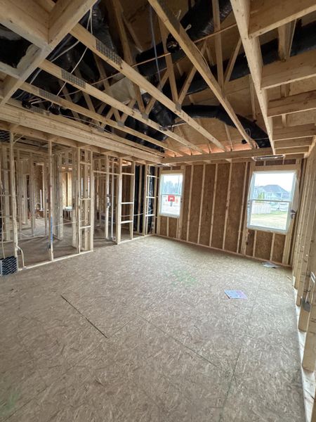 In-progress construction of a new home in Robinson Oaks, Gastonia, NC (Image 23).