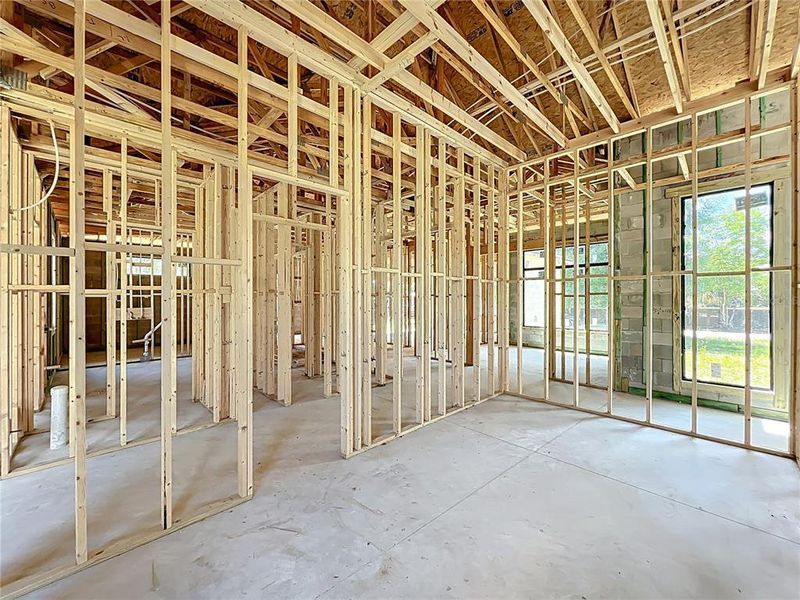 In-progress construction of a new home in , Oviedo, FL (Image 74).