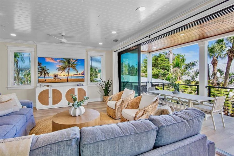 Furnished interior view inside a new home in , Sarasota (Image 32).