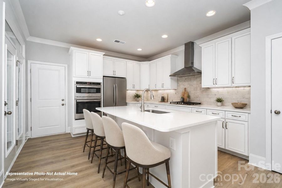 Kitchen-Merlot-Virtually Staged