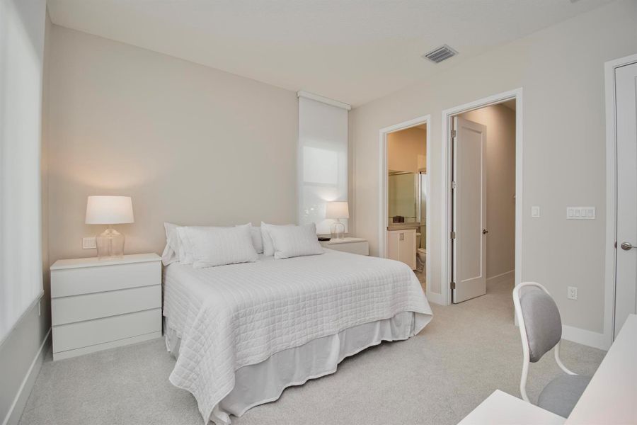 Furnished interior view inside a new home in , Boca Raton (Image 40).