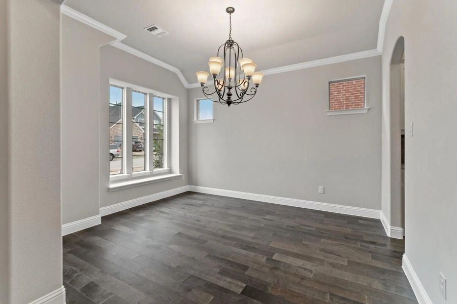 Dining Room | Concept 2533 at Abe's Landing in Granbury, TX by Landsea Homes