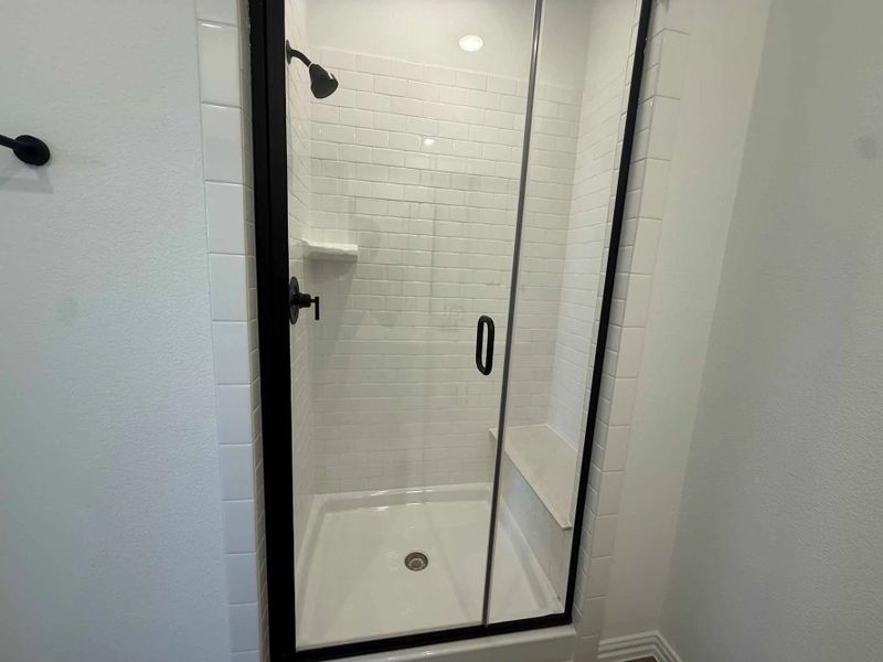 Primary Bathroom Construction Progress featuring the Harmony Collection