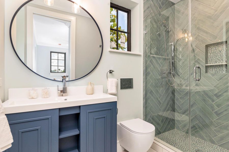 Furnished interior view inside a new home in , West Palm Beach (Image 37).