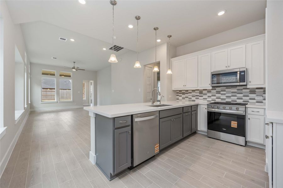 Furnished interior view inside a new home in Sunterra, Katy (Image 5). Furnished interior view inside a new home in Sunterra, Katy (Image 5).