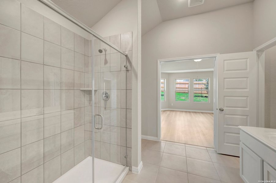 Furnished interior view inside a new home in Mesquite Ridge, San Antonio (Image 9).