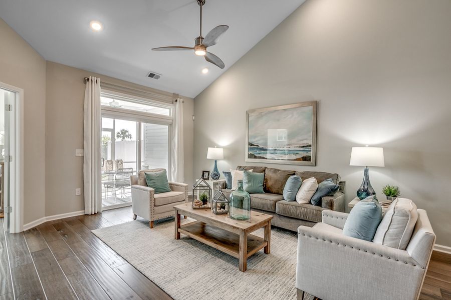 Representative furnished interior of a home built from the Jasmine by Beazer Homes in Marshfield Gardens, Longs (Image 5).