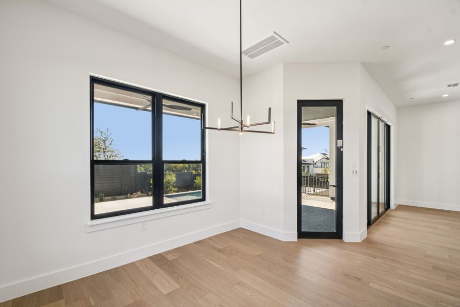 Spacious, unfurnished interior of a new home in Milky Way at River Place, Austin (Image 17).