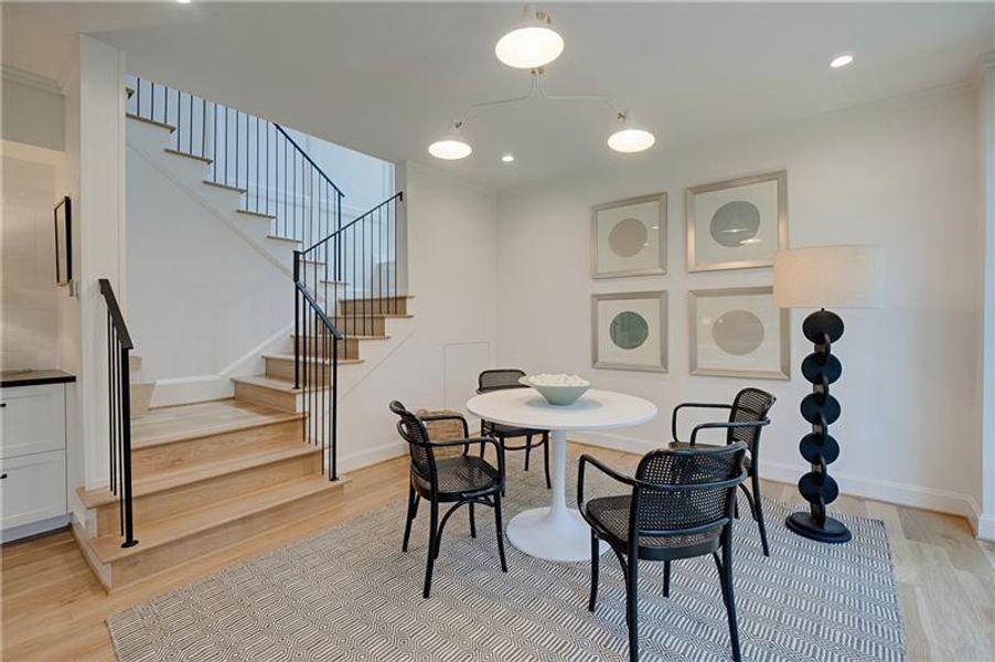 Furnished interior view inside a new home in , Atlanta (Image 6).