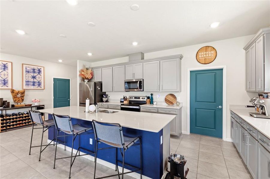 Furnished interior view inside a new home in , Kissimmee (Image 5). Furnished interior view inside a new home in , Kissimmee (Image 5).