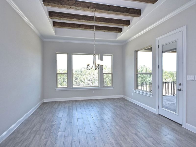 Representative unfurnished interior of a home built from the Catalina by Giddens Homes in Clearwater Ranch, Liberty Hill (Image 130).
