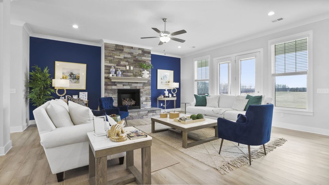 Furnished interior view inside a new home in Pinebrook, Woodruff (Image 14). Furnished interior view inside a new home in Pinebrook, Woodruff (Image 14).