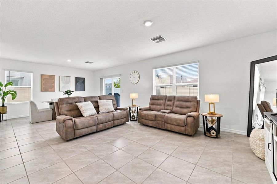Furnished interior view inside a new home in Deerbrook, Land O' Lakes (Image 7). Furnished interior view inside a new home in Deerbrook, Land O' Lakes (Image 7).