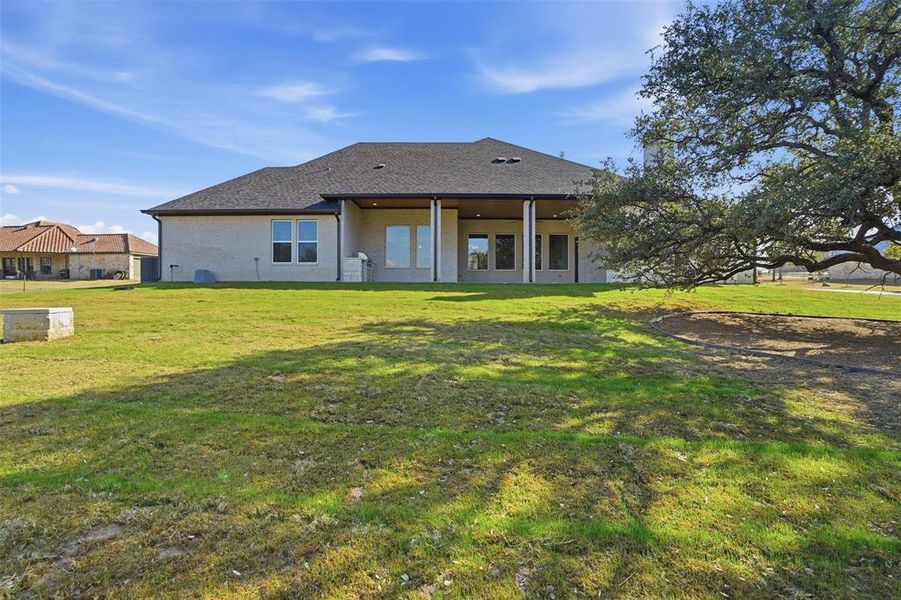 Exterior details and patio area of a home in , Weatherford (Image 24).