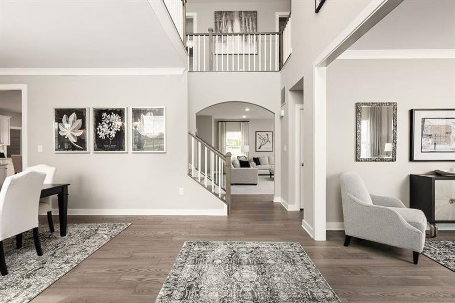 Representative furnished interior of a home built from the Corsica by Ryan Homes in Muirwood, Murfreesboro (Image 7).