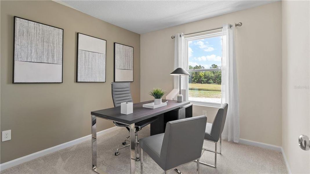 Furnished interior view inside a new home in , Eustis (Image 15).