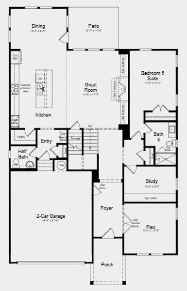 2D floor plan layout of this home in Nichols Farm, Dacula, GA (Image 2). 2D floor plan layout of this home in Nichols Farm, Dacula, GA (Image 2).