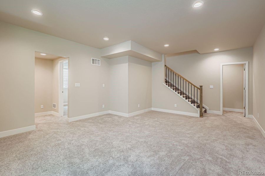 Spacious, unfurnished interior of a new home in Buffalo Highlands – Commerce City, Commerce City (Image 10). Spacious, unfurnished interior of a new home in Buffalo Highlands – Commerce City, Commerce City (Image 10).