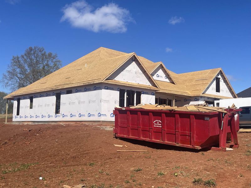 In-progress construction of a new home in Messer Farms, Inman, SC (Image 15).