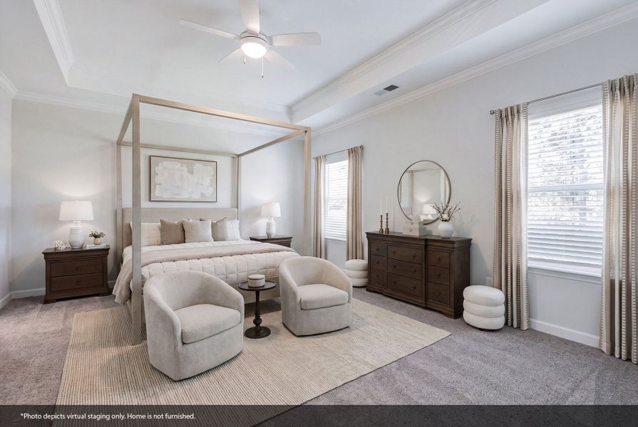Furnished interior view inside a new home in Pebble Branch, Chapin (Image 11). Furnished interior view inside a new home in Pebble Branch, Chapin (Image 11).