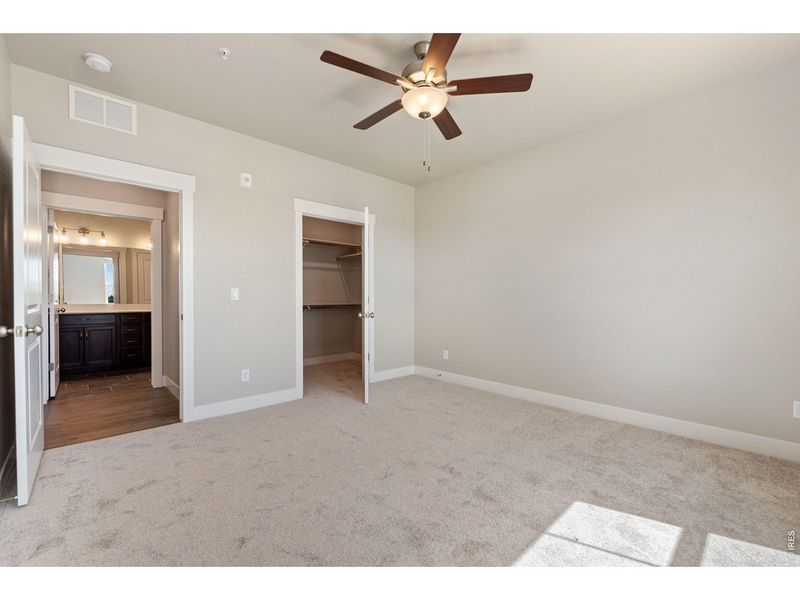 Spacious, unfurnished interior of a new home in The Lakes at Centerra, Loveland (Image 21). Spacious, unfurnished interior of a new home in The Lakes at Centerra, Loveland (Image 21).