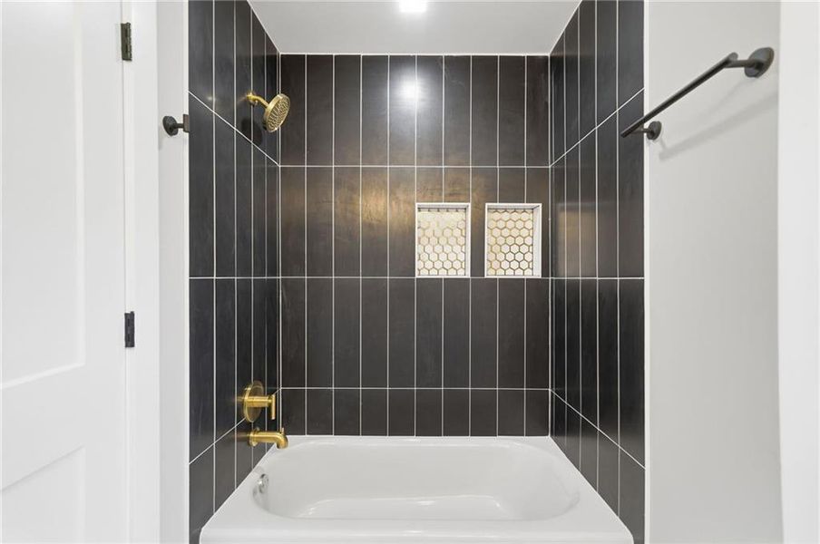 Furnished interior view inside a new home in , Canton (Image 39).