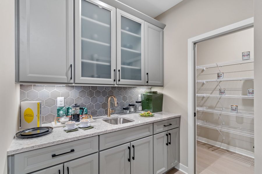 Representative furnished interior of a home built from the Huxley by Fischer Homes in Leeland Farms, Fuquay Varina (Image 14).