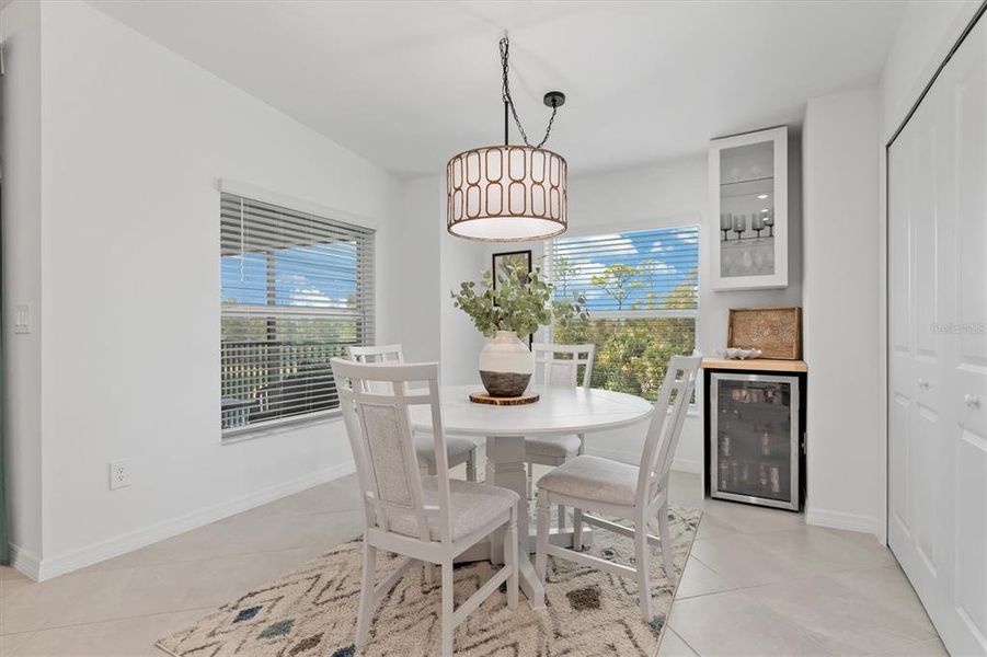 Furnished interior view inside a new home in Heritage Landing, Punta Gorda (Image 11).
