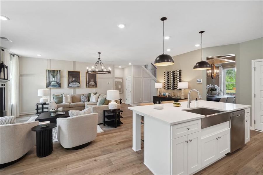 Furnished interior view inside a new home in Westwind Estates, Hampton (Image 30).