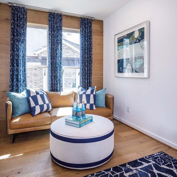Furnished interior view inside a new home in Woodforest Townhomes, Montgomery (Image 12).
