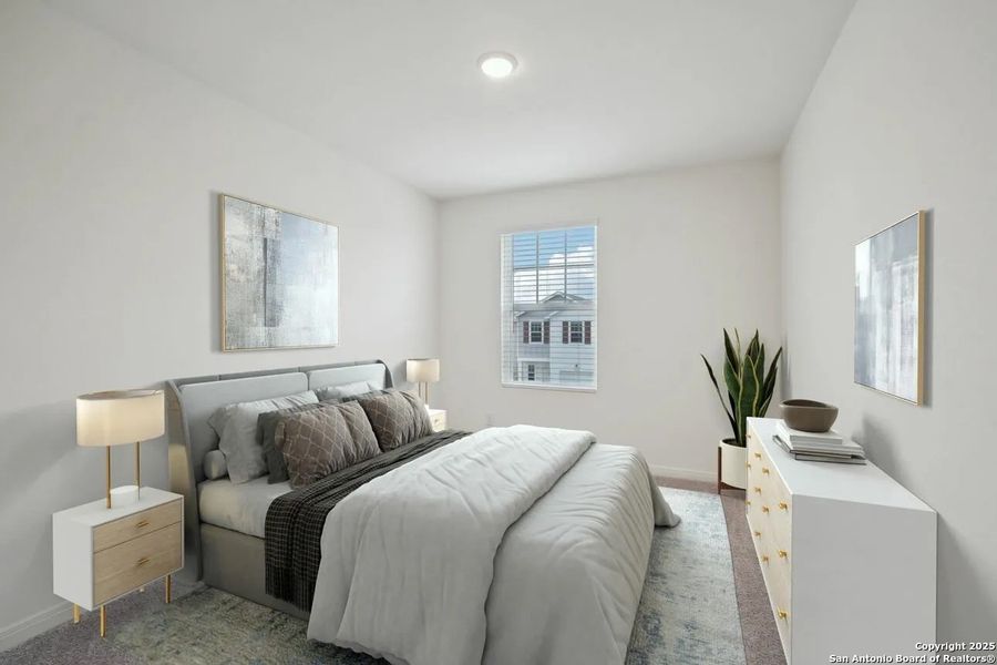 Furnished interior view inside a new home in Sutton Farms, San Antonio (Image 5).