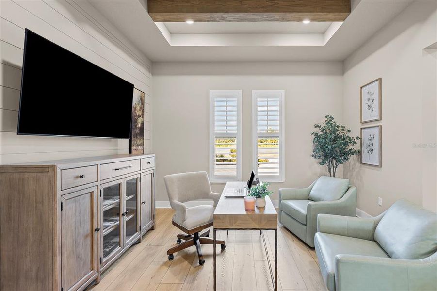 Furnished interior view inside a new home in , Tarpon Springs (Image 63). Furnished interior view inside a new home in , Tarpon Springs (Image 63).