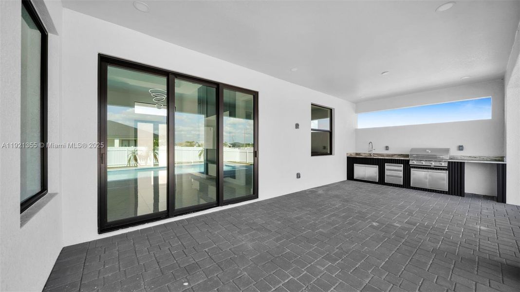 Exterior details and patio area of a home in , Cape Coral (Image 35).