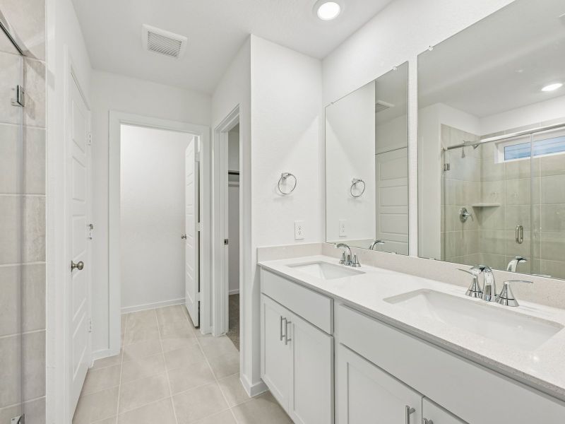 Furnished interior view inside a new home in Riviera Pines - Traditional Series, Huffman (Image 4).