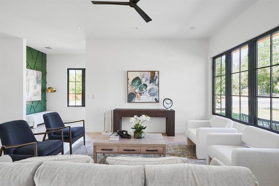 Living Room and a look at foyer