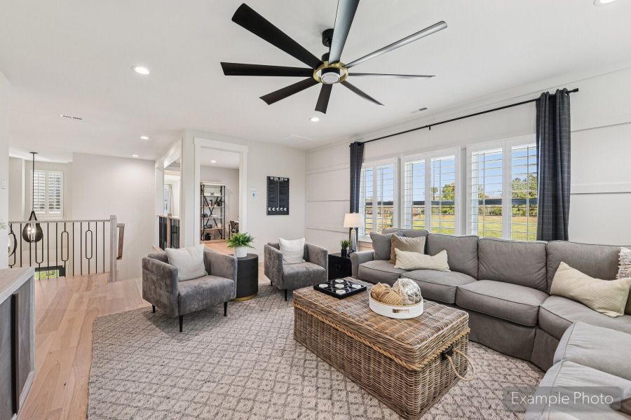 Furnished interior view inside a new home in Stephens Farm, Huntersville (Image 31). Furnished interior view inside a new home in Stephens Farm, Huntersville (Image 31).