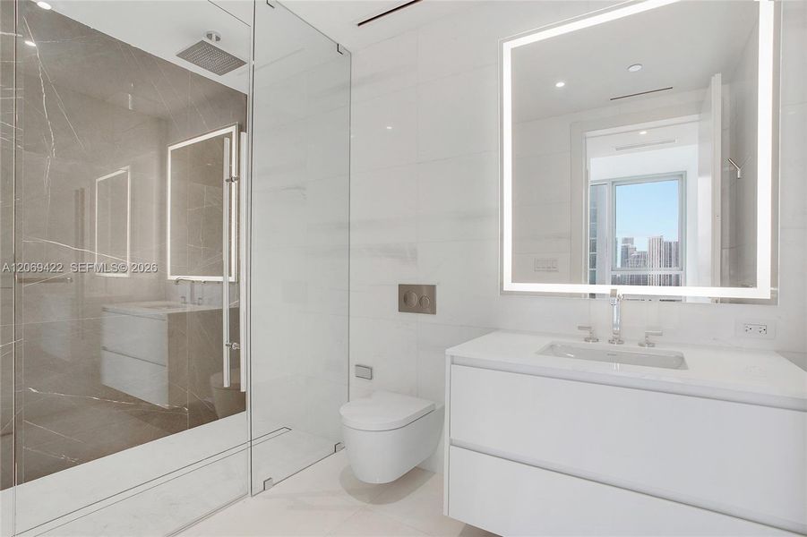 Furnished interior view inside a new home in Aston Martin Residences, Miami (Image 4). Furnished interior view inside a new home in Aston Martin Residences, Miami (Image 4).